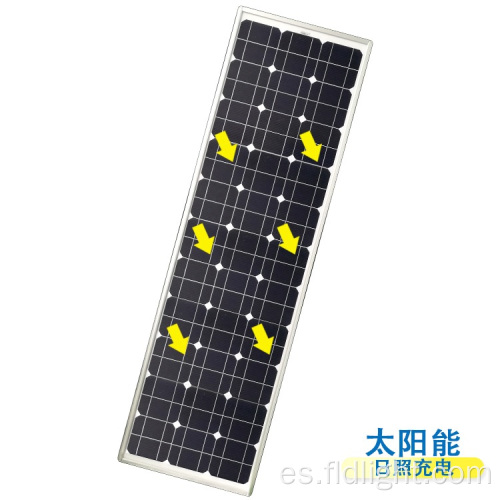 Farola led solar integrada de 120w